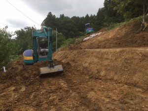 柴田町法面災害復旧工事